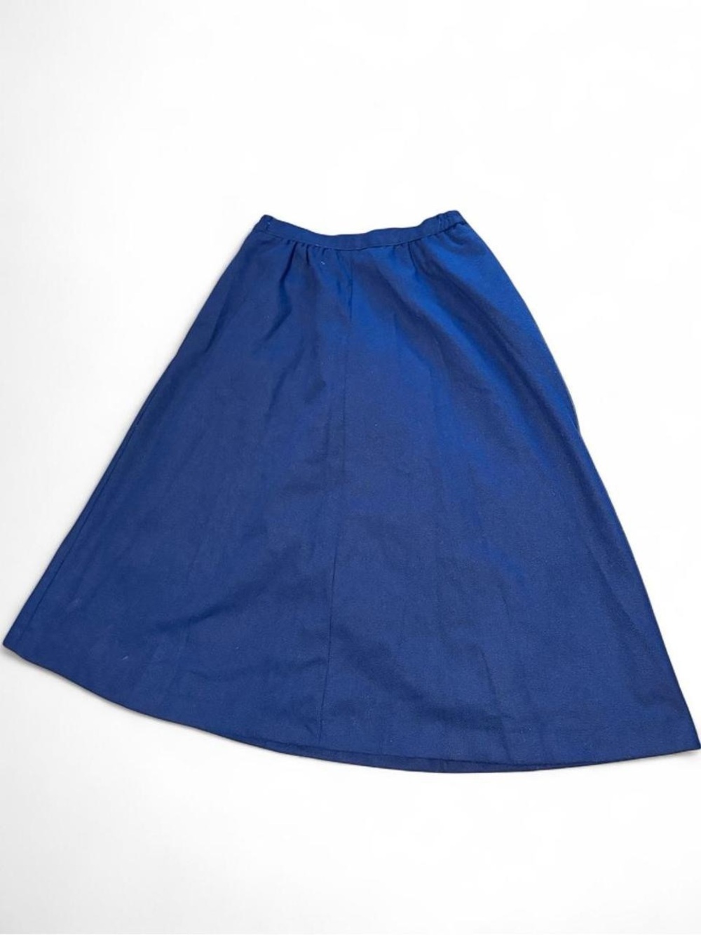 70s/80s True Vintage Classic A-Line Blue Women's Skirt
